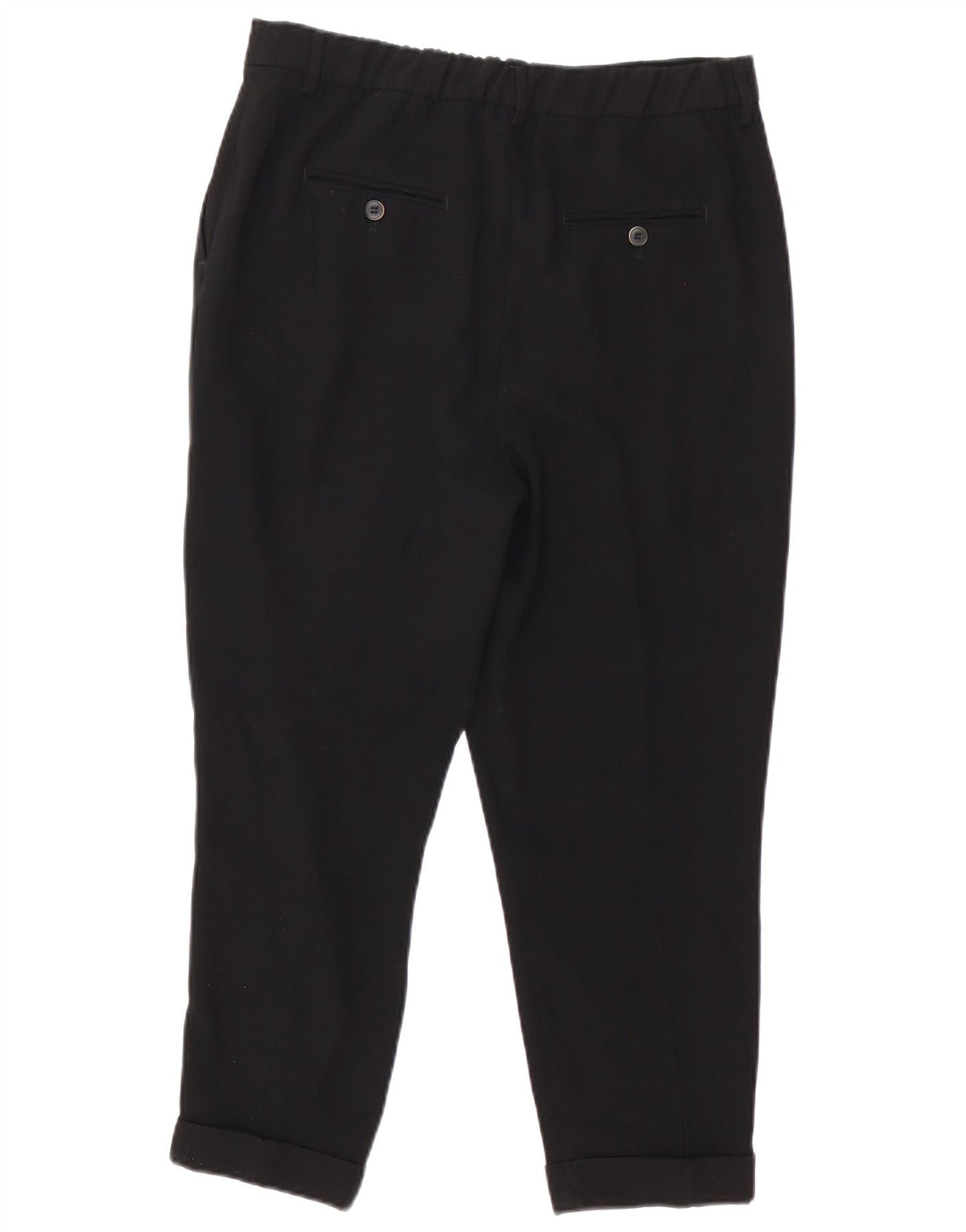 Pantaloni Capri affusolati da donna Zara medi W30 L23 neri