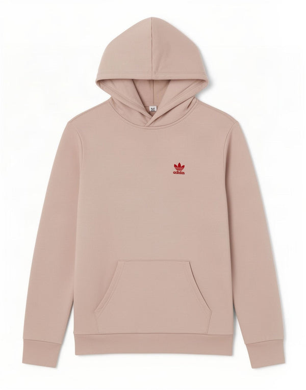 Felpa con cappuccio da uomo Adidas Small in cotone bianco