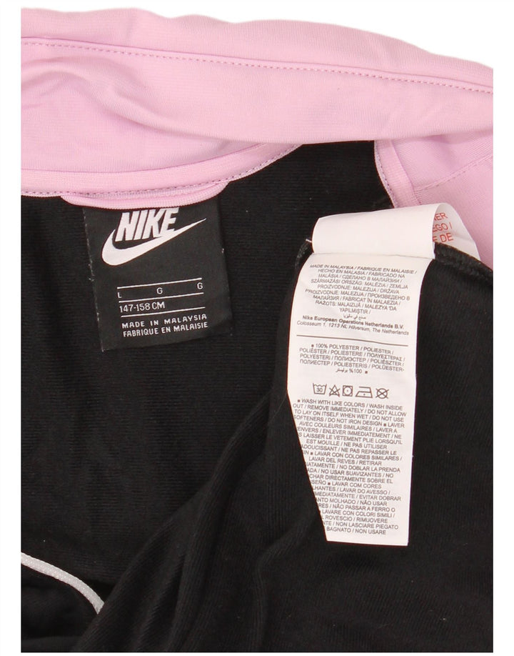 Giacca da tuta Nike da ragazzo, 12-13 anni, grande, rosa, in poliestere color block