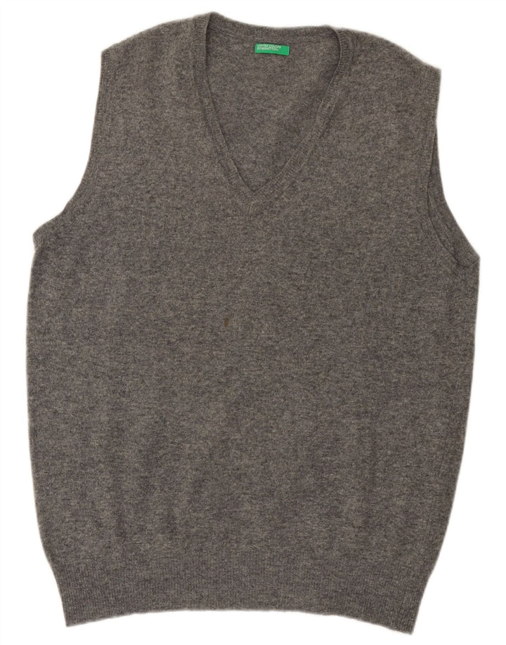Canottiera da uomo Benetton Canottiera grigio medio