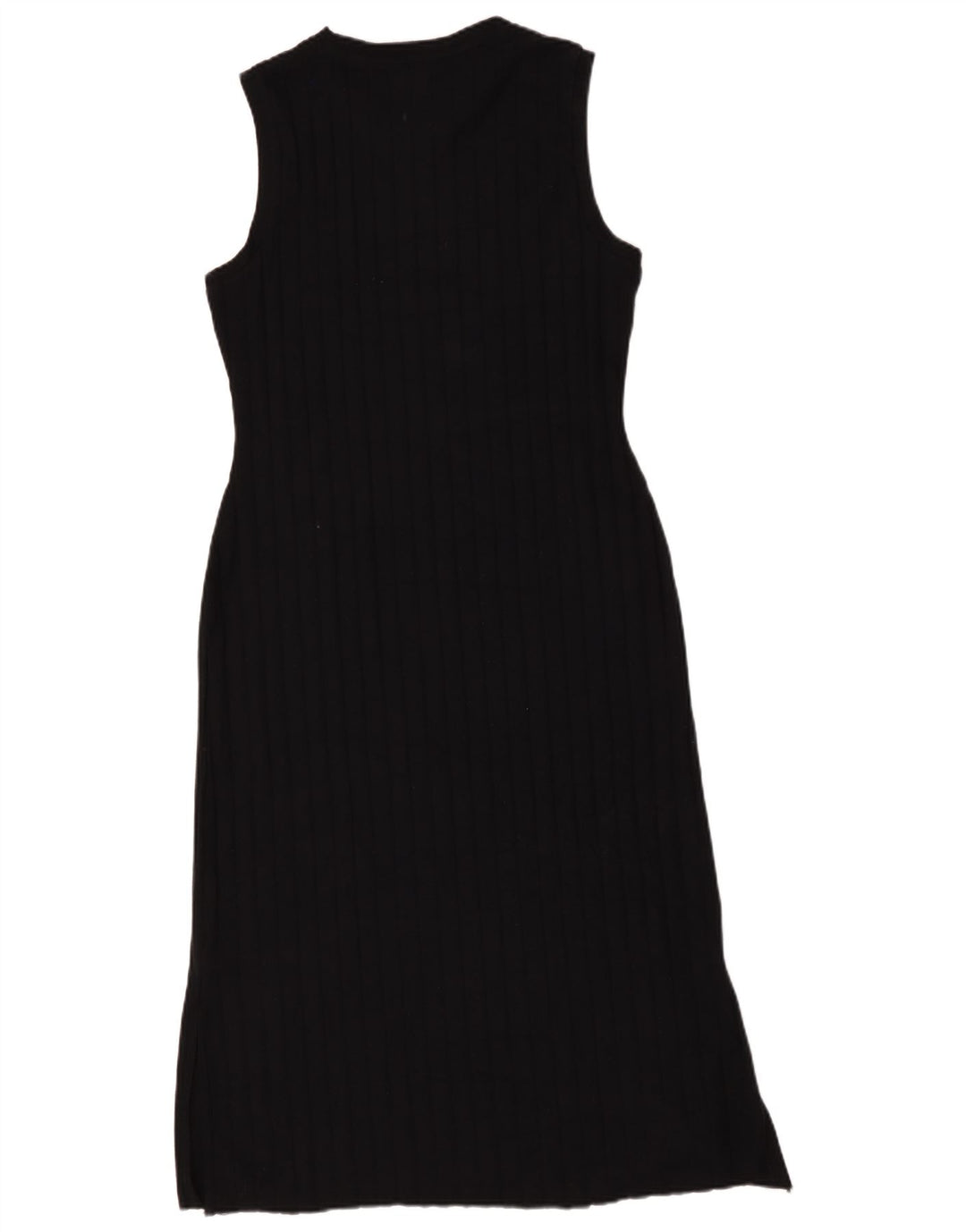 Abito tubino senza maniche Marks & Spencer da donna UK 14 grande poliestere nero