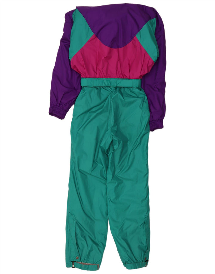 Tuta da sci da uomo Bailo Medium Turchese Colourblock in poliammide
