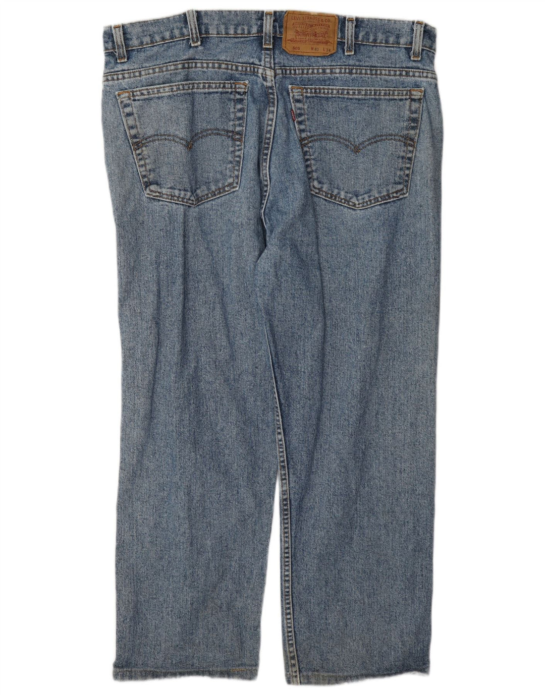 Levi's Uomo 505 Jeans dritti W40 L26 Cotone Blu