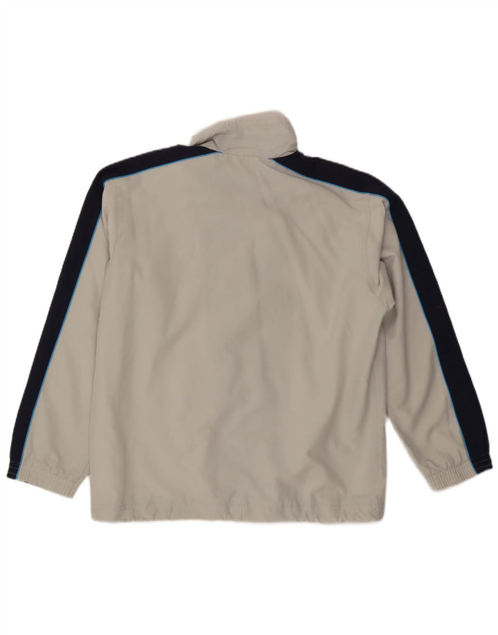 CHAMPION Giacca da tuta da uomo in poliestere color block bianco medio