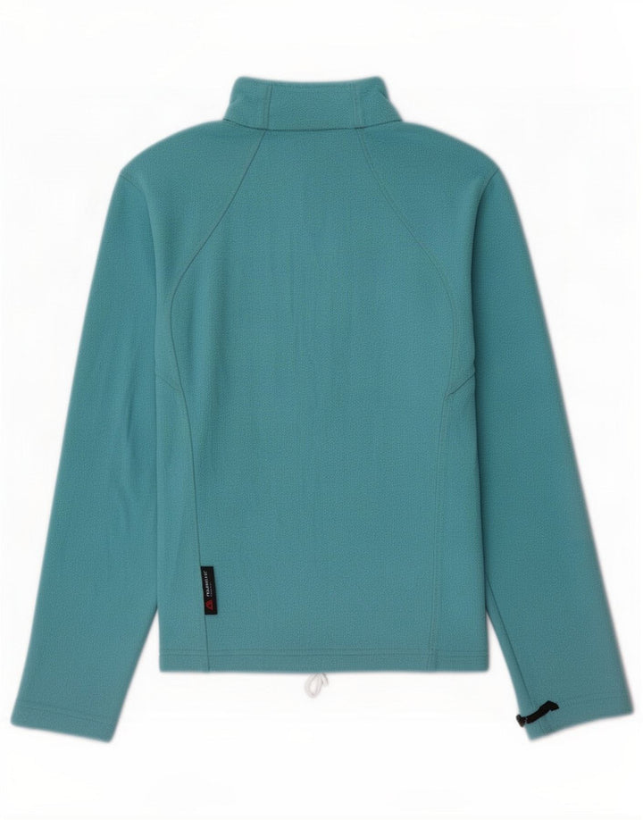 Jack Wolfskin Womens Liner Fleece Jacket UK 8 Small Blu Poliestere
