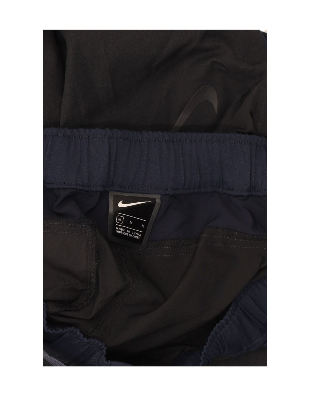 Pantaloni cargo affusolati da uomo NIKE medi W32 L27 color block nero