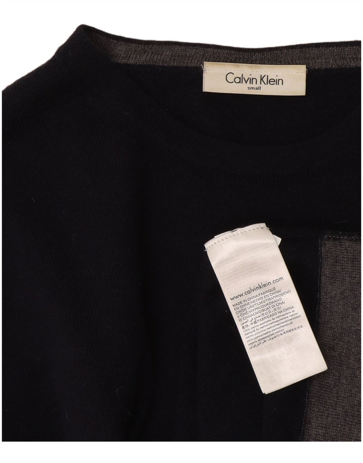 Calvin Klein Uomo Piccolo Lana Blu Navy