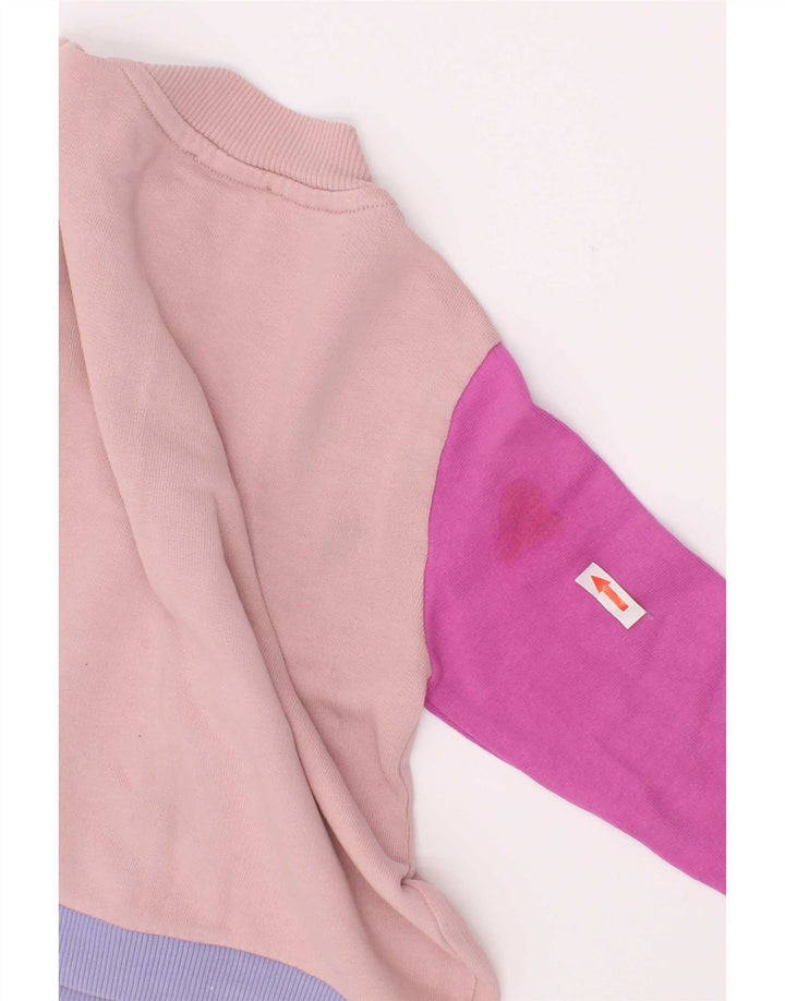 Giacca Top della tuta da bambina Benetton 2-3 anni Colorblock multicolore
