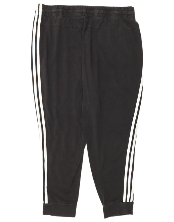 Pantaloni da tuta da donna Adidas Joggers UK 16/18 Large Nero Cotone