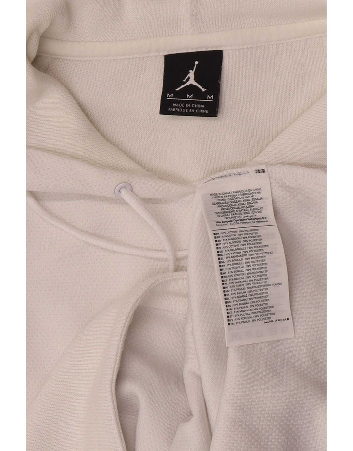 T-shirt con cappuccio da uomo Jordan Top in cotone bianco medio