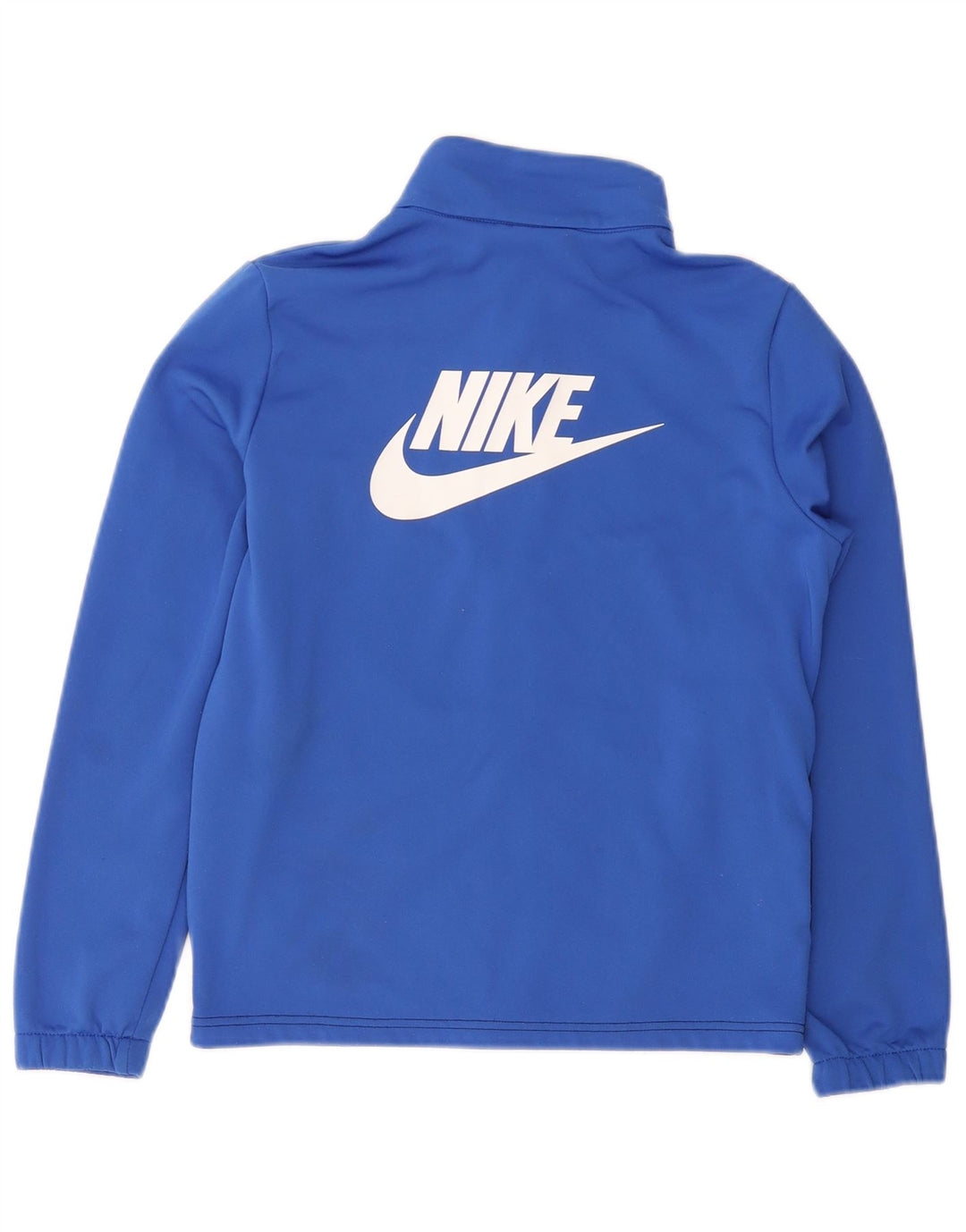 Giacca superiore della tuta da ragazzo Nike 12-13 anni Large Blu Navy Colourblock