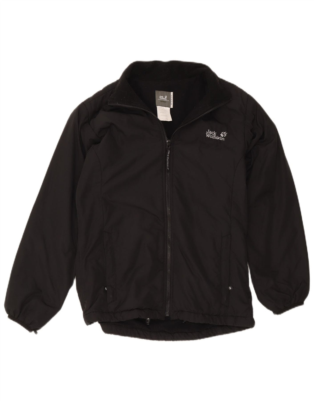 Giacca a vento foderata da donna Jack Wolfskin UK 12 poliestere nero medio