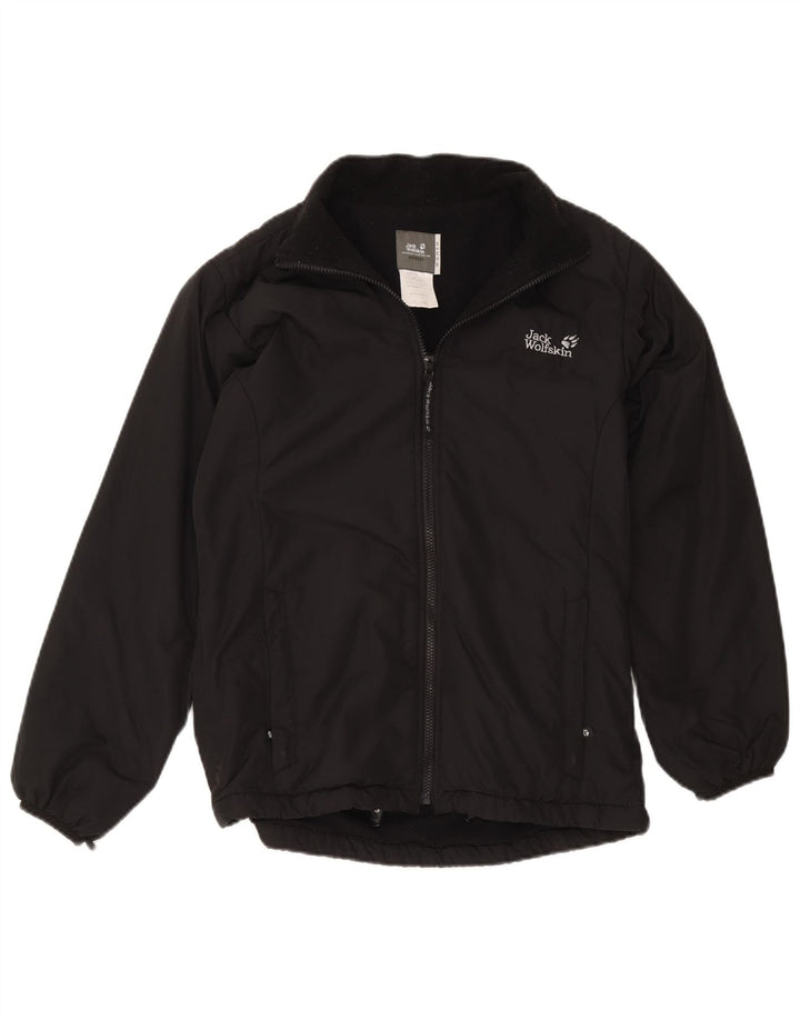 Giacca a vento foderata da donna Jack Wolfskin UK 12 poliestere nero medio
