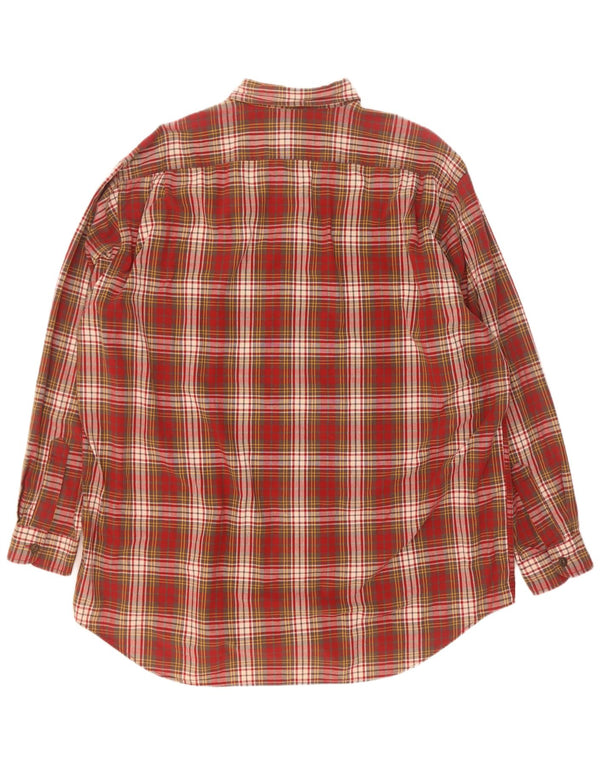 Camicia grande da uomo Abercrombie & Fitch 2XL a quadri rossi