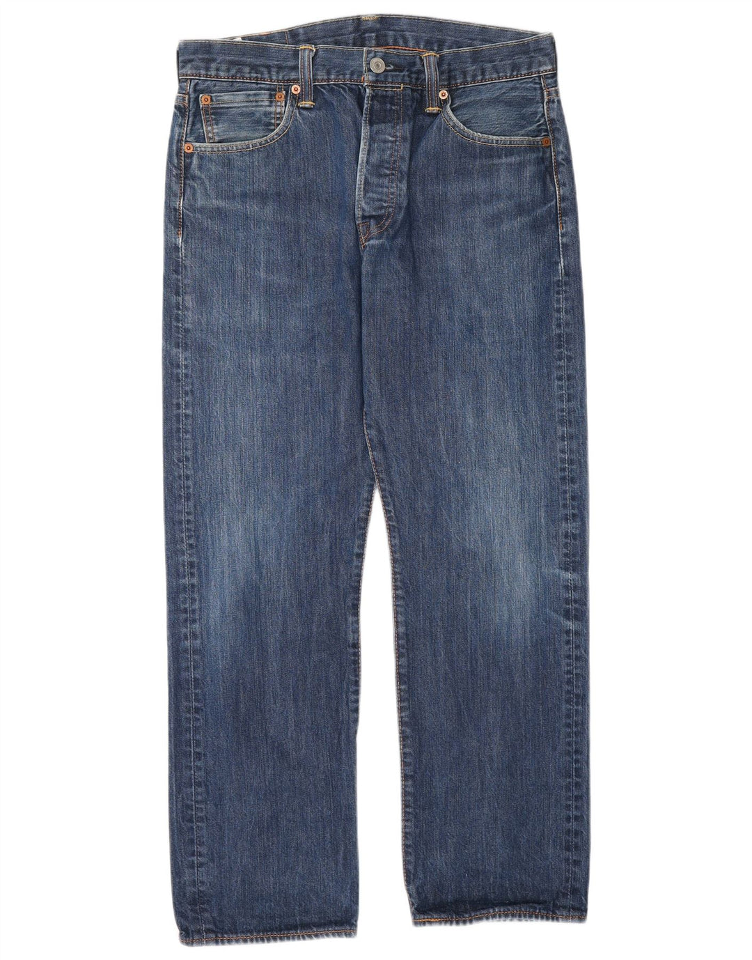 Jeans dritti da uomo Levi's W32 L30 in cotone blu