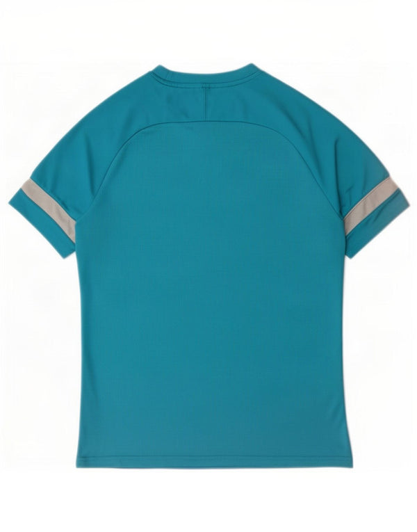 T-shirt Nike Dri Fit da uomo, grande, in poliestere color block blu