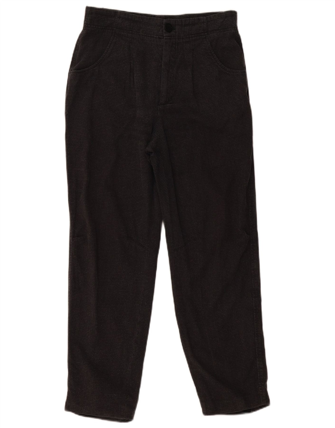 Pantaloni casual da donna Massimo Dutti EU 38 Small W28 L27 Pied de poule nero
