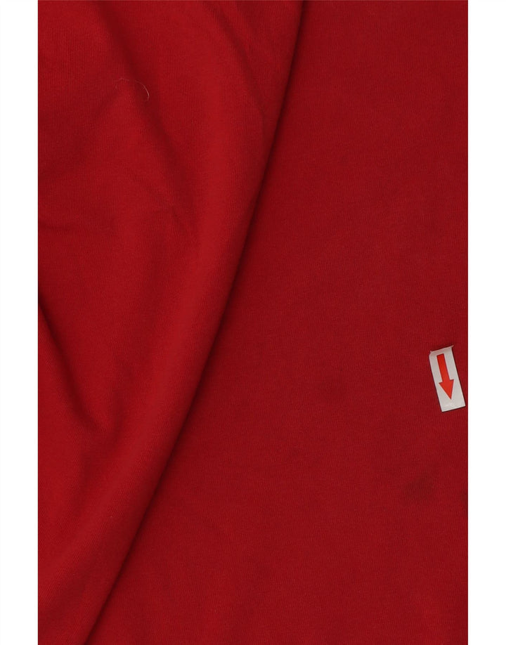 T-shirt da uomo Reebok Top Large rossa in cotone