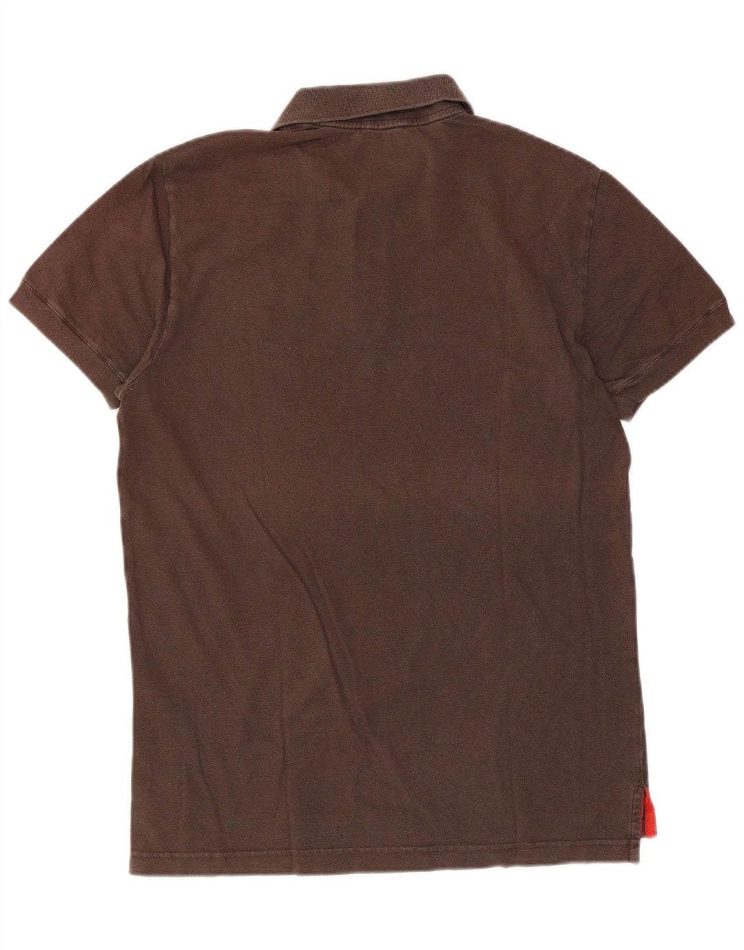 Polo da uomo Jeckerson in cotone marrone medio