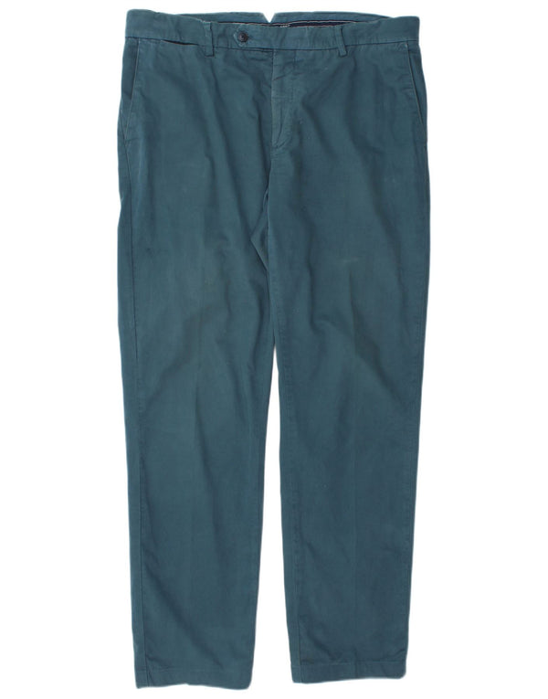 Pantaloni da abito dritti da uomo HACKETT W34 L31 Blu