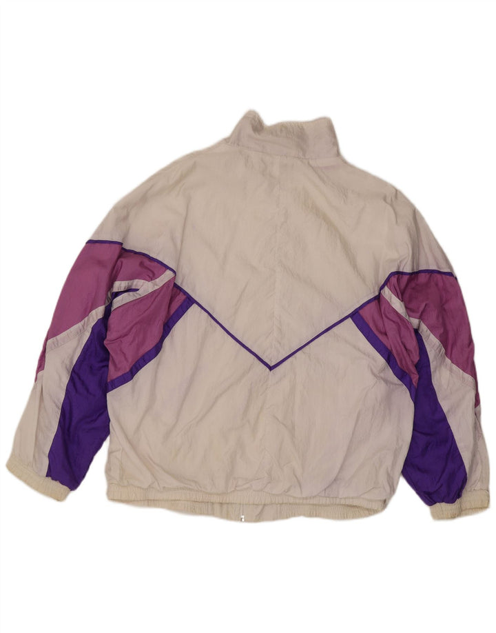 Giacca da ginnastica da uomo Killtec XL in poliestere color block bianco