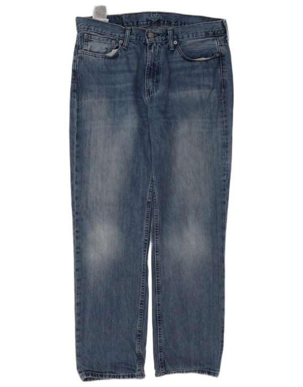 Levi's Uomo 514 Jeans dritti W33 L30 Cotone Blu