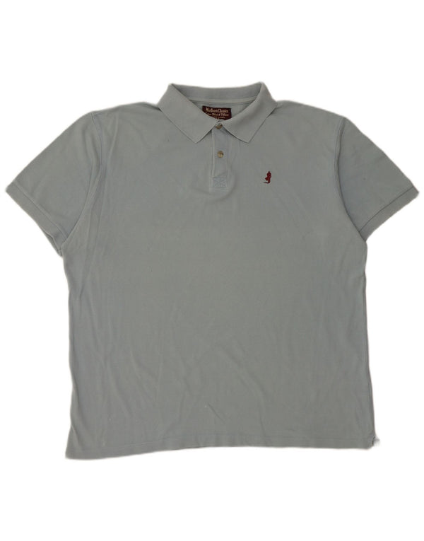 MARLBORO CLASSICS Polo da uomo XL in cotone blu