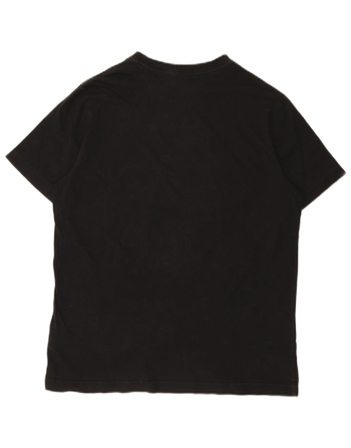 T-shirt grafica NIKE per bambina, vestibilità ampia, 13-14 anni, XL, cotone nero