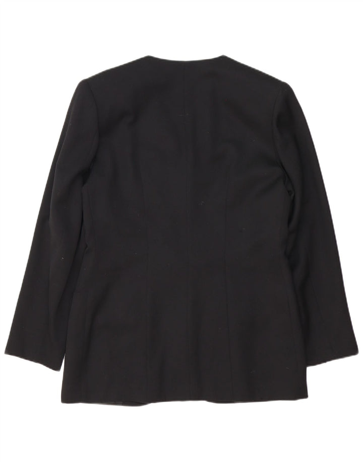 Giacca Blazer Doppiopetto Donna Marina Babini IT 44 Media Nero Lana