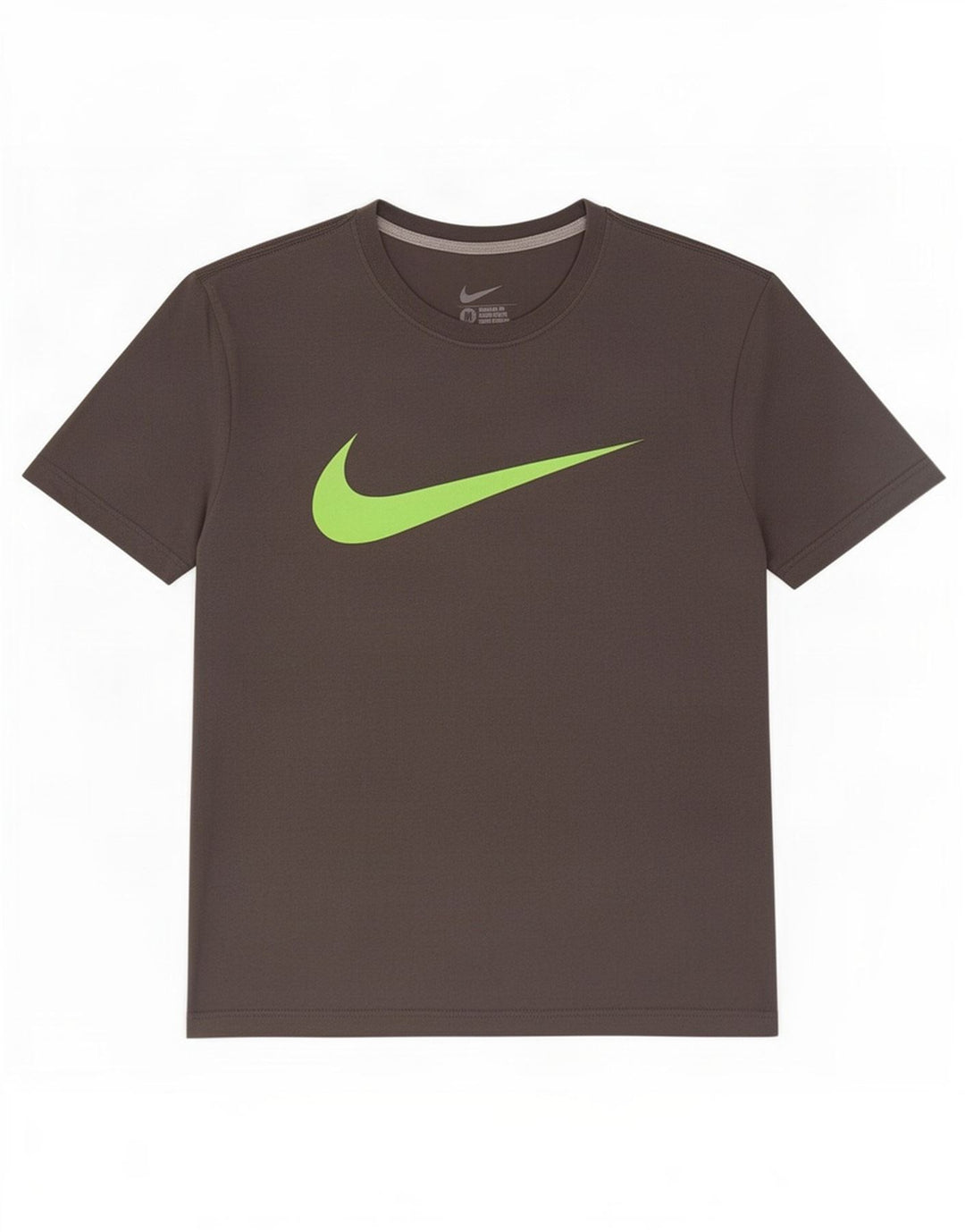 T-shirt grafica Nike da uomo con vestibilità regolare, top in cotone grigio medio