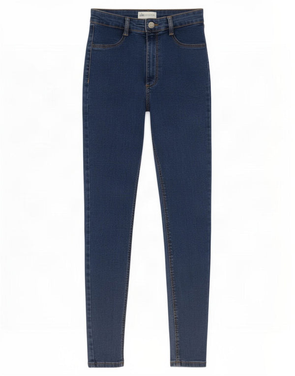 Jeans skinny da donna Zara EU 38 Small W28 L27 Cotone blu