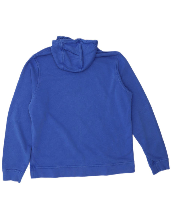 Felpa con cappuccio grafica Nike da uomo XL in cotone blu