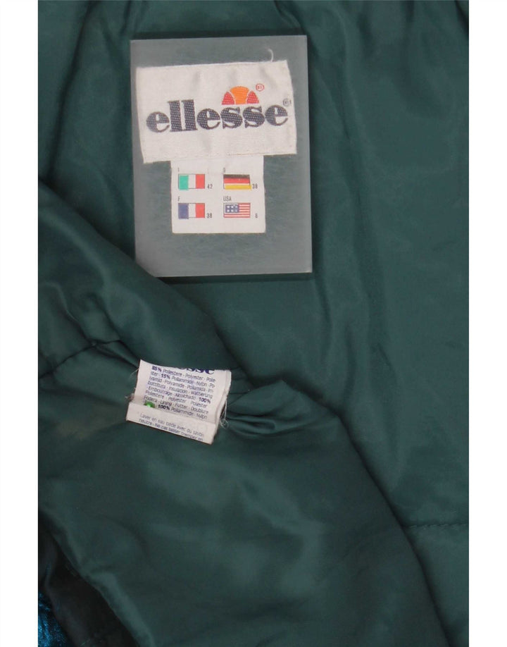 Giacca imbottita oversize con cappuccio da donna Ellesse IT 42 medio blu navy
