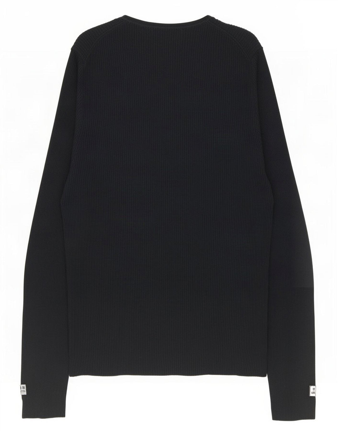 Top Zara da uomo a maniche lunghe grande in viscosa nera