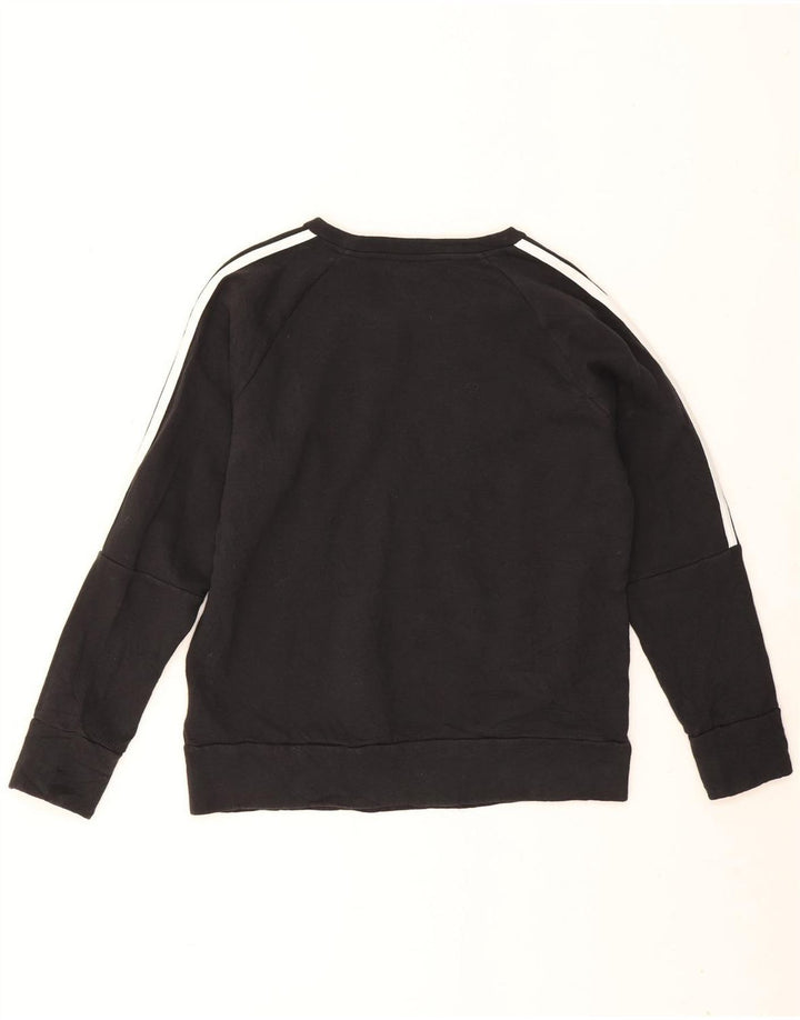Felpa da donna Adidas Jumper UK 12/14 cotone nero medio