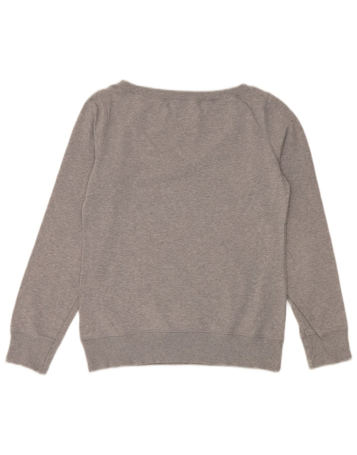 Felpa da donna Playlife Maglione UK 14 Cotone grigio medio