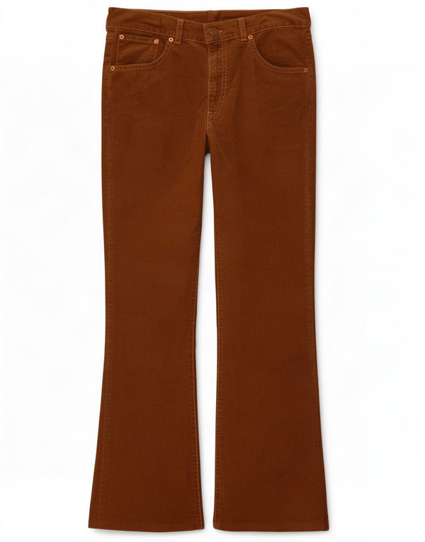 Pantaloni Levi's da uomo in velluto a coste bootcut W30 L29 cotone marrone