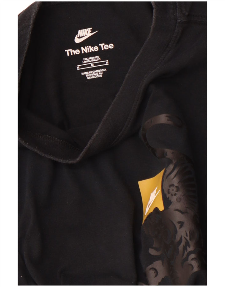 T-shirt grafica NIKE da uomo alta, media, nera
