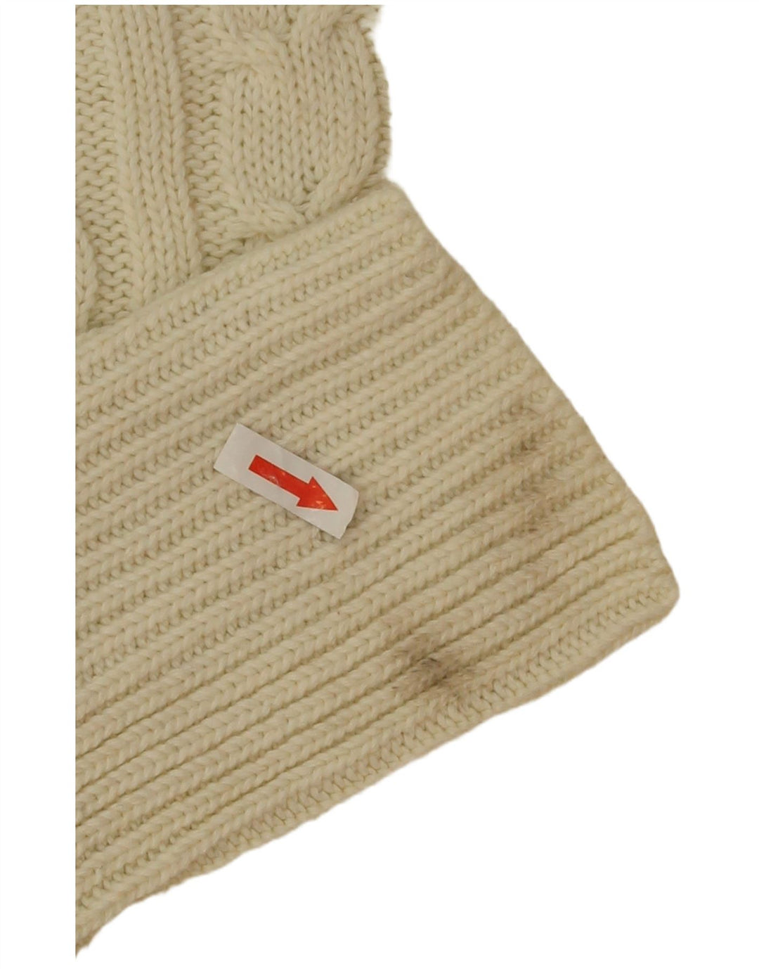 Maglione maglione con scollo a barca da donna Marks & Spencer UK 16 Large Beige Poliestere