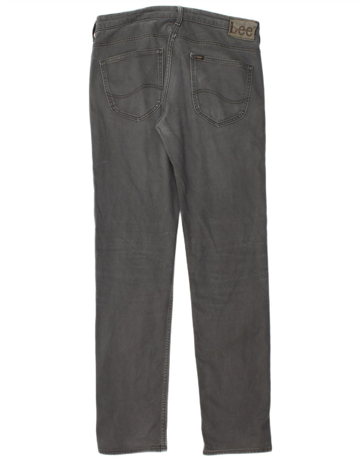 Pantaloni casual dritti da uomo LEE Powell W34 L36 in cotone grigio