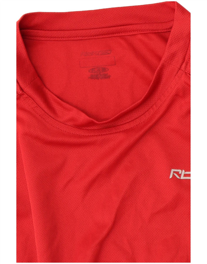 T-shirt da uomo REEBOK Top Small rossa in poliestere