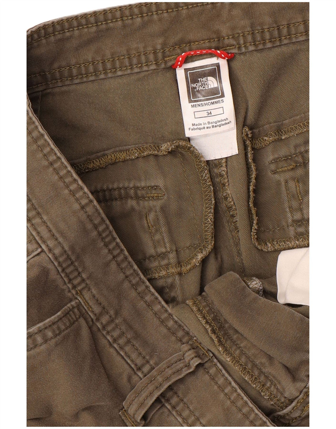 Pantaloncini cargo da uomo THE NORTH FACE W34 Large in cotone beige