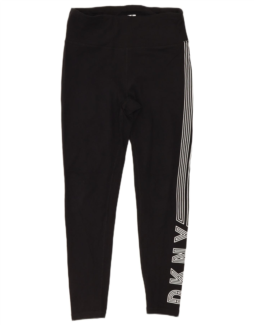 Leggings grafici da donna Dkny piccoli in cotone nero