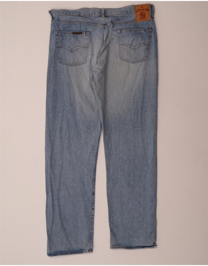 REPLAY Jeans dritti da uomo W40 L34 cotone blu