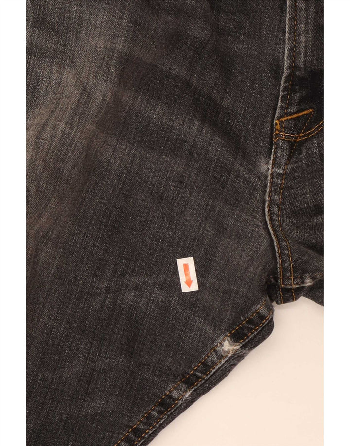 Marks & Spencer Jeans dritti da uomo blu Harbour W36 L25 Grigio