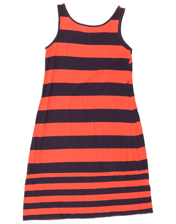 Abito t-shirt senza maniche da donna Tommy Hilfiger UK 12 rosso medio a righe