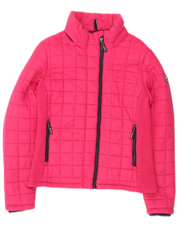 Giacca imbottita da donna SUPERDRY UK 18 XL nylon rosa
