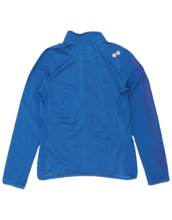 Giacca Reebok da ragazzo con grafica grafica 9-10 anni piccola in poliestere blu