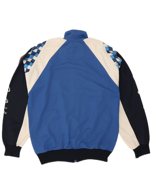 Giacca da tuta grafica da uomo Diadora Large Blue Colourblock