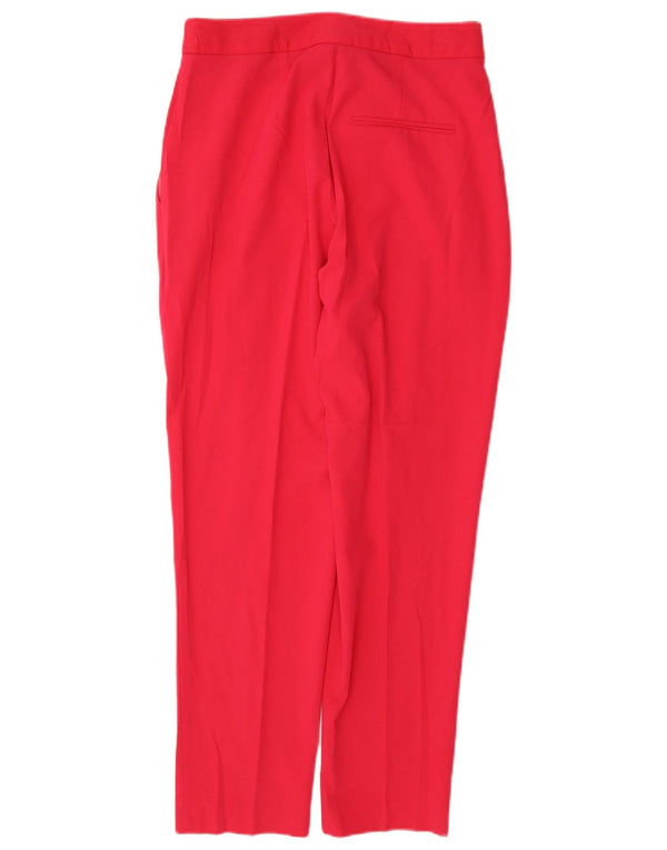 Pantaloni chino affusolati da donna Marks & Spencer UK 8 piccoli W27 L27 Rosa